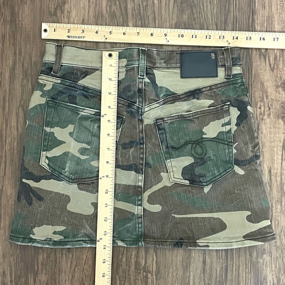 R13
Camouflage Denim Mini Skirt Made in Italy - Picture 6 of 13